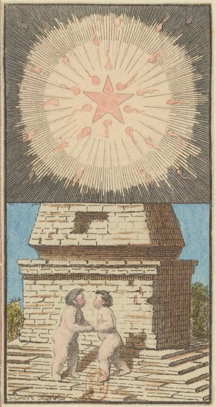 La Lumiere, card 02 in the Grand Etteilla I deck, circa 1789