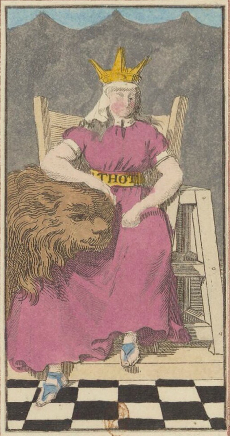 La Force, card 11 in the Grand Etteilla I deck, circa 1789