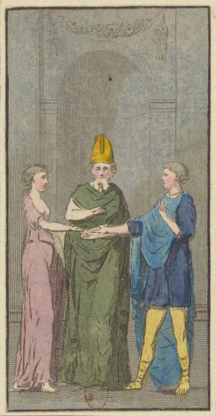 Le Grand Pretre, card 13 in the Grand Etteilla I deck, circa 1789