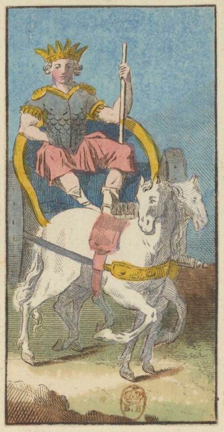 Le Despote africain, card 21 in the Grand Etteilla I deck, circa 1789