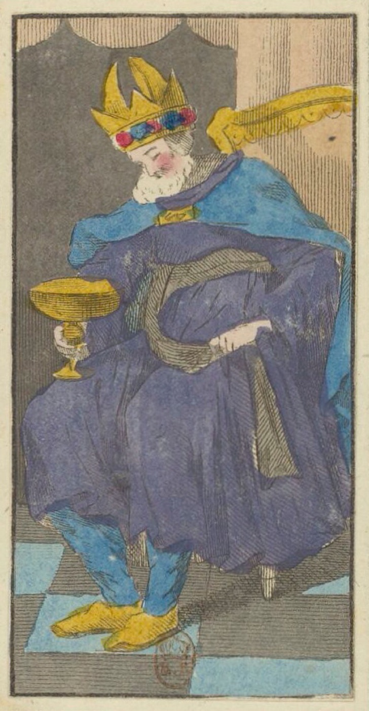 King of Cups, card 36 in the Grand Etteilla I deck, circa 1789