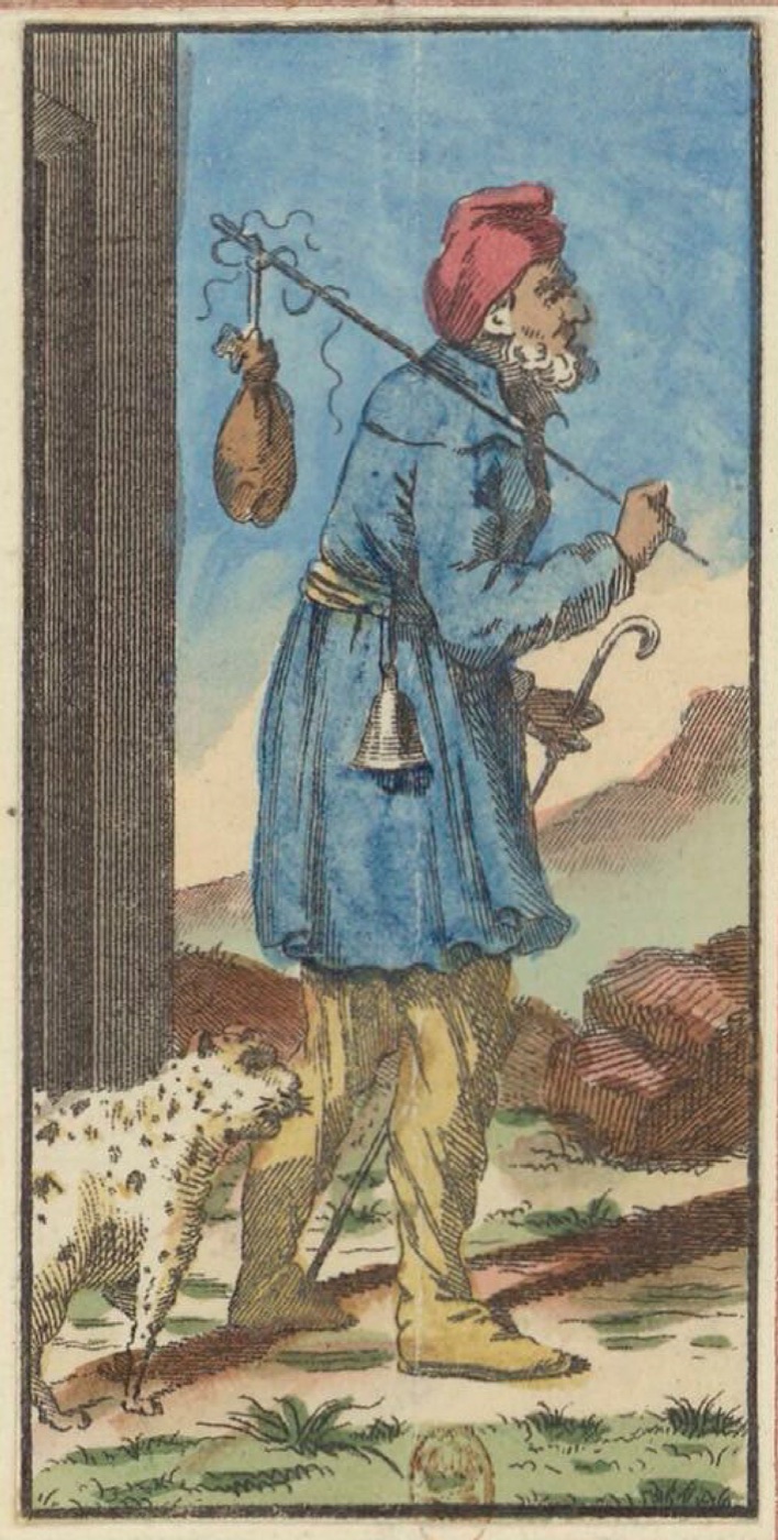 Le Folie ou l'Alchimiste, card 78 in the Grand Etteilla I deck, circa 1789
